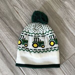 John Deere youth tractor beanie